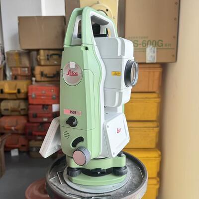 Leica TS03 Total Station with Real-time Operating System 500m Non Prism Distance and IP66 Rated for Surveying