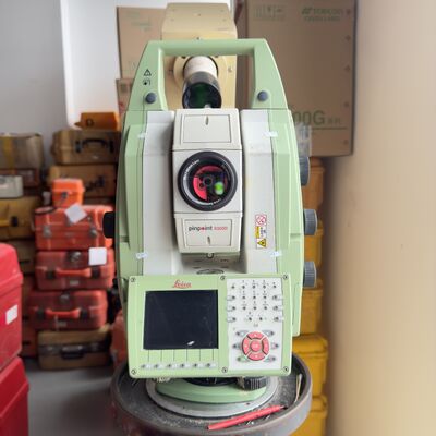 IP66 Rated Leica TM50 Total Station with 0.5″ Capacitive Multi-Touch and 1000m Non-Prism Distance for Accurate Surveying